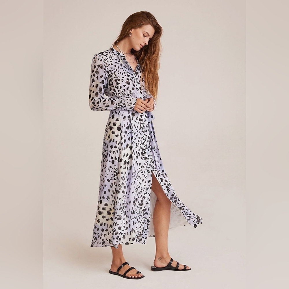 Bella Dahl Maxi Shirt Dress Size S Button Up Lightweight Rayon - Picture 2 of 7